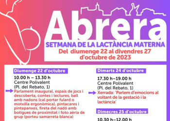 Abrera, seu inaugural de la Setmana de la Lactància Materna 2023