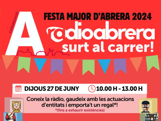 STORIY RÀDIO ABRERA SURT AL CARRER FESTA MAJOR 270624