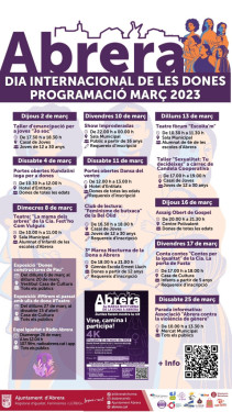 CARTELL 8M 2023 - PROGRAMACIÓ MARÇ