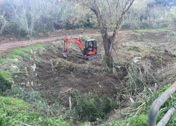 Treballs realitzats al camí que uneix el c. Nou amb Les Mates