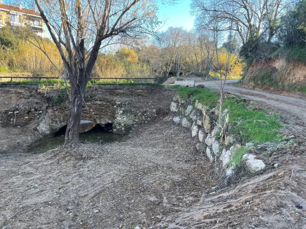 Treballs realitzats al camí que uneix el c. Nou amb Les Mates