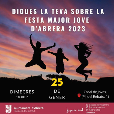 Digues la teva sobre la Festa Major Jove d'Abrera 2023!