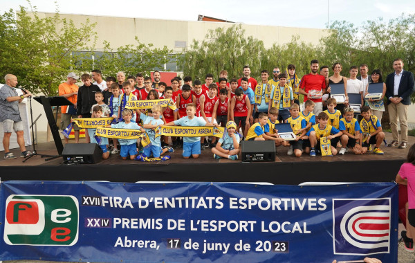 Gaudim amb la 17a edició de la Fira d’Entitats Esportives d’Abrera i el lliurament dels 24ns Premis de l'Esport Local d'Abrera. Enhorabona a totes i tots!