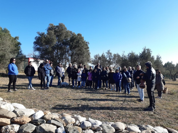 El diumenge 3 de desembre de 2023 vam participar en la IV Setmana de la Pedra Seca