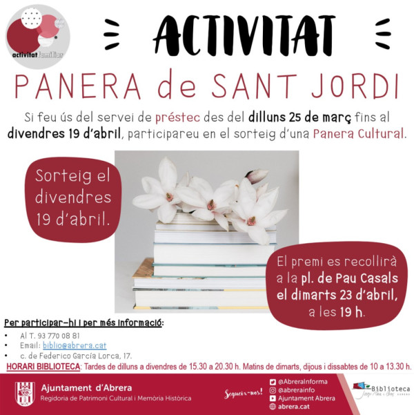 ACTIVITATS BIBLIO - ABRIL 2024