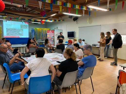 El Casal Social de Can Vilalba ha acollit, aquest dimecres 19 de juny, el taller del procés participatiu de l'Avanç del POUM pels barris de Can Vilalba i Sant Miquel