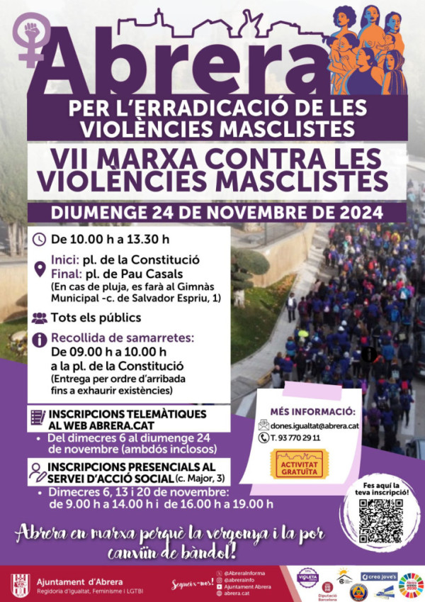 VII Marxa Contra les Violències Masclistes - diumenge 24 de novembre de 2024