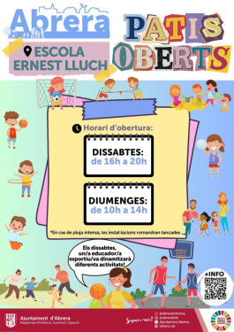 Cartell genèric 'Patis Oberts' Escola Ernest Lluch d'Abrera