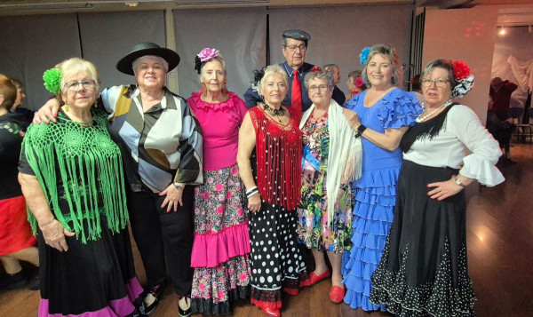 La Junta del Casal de la Gent Gran d'Abrera celebra el Dia d'Andalusia a Abrera (09.03.25)