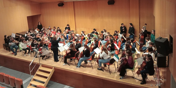Aquest mes de març la nostra Escola Municipal de Música ha participat en la Trobada d'orquestres de corda i en l'espectacle interdisciplinari Piano Art 26