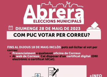 Eleccions municipals. Com puc votar per correu?