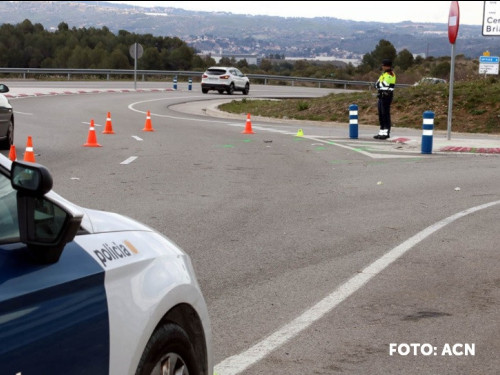 accident motorista abrera 04-04-18 Sant Esteve