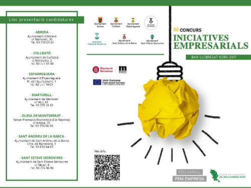 cartell concurs iniciatives empresarials 2017