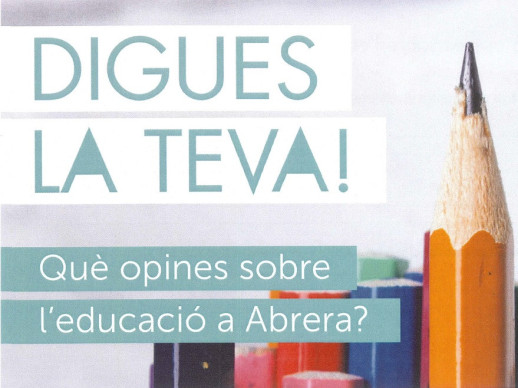 Digues la teva projecte educatiu Abrera