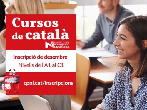 INSCRIPCIONS CURSOS DE CATALÀ DESEMBRE 2024