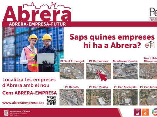 Treballem el futur d’Abrera amb les nostres empreses! Consulta el nou espai web Cens Abrera-Empresa