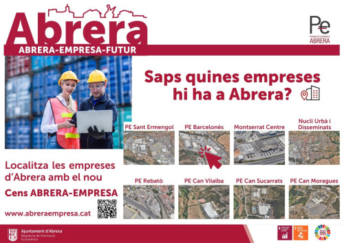 Treballem el futur d’Abrera amb les nostres empreses! Consulta el nou espai web Cens Abrera-Empresa