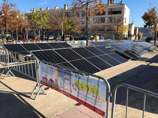 Plaques fotovoltaiques. Pista de Gel 2022