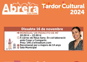 POST TARDOR CULTURAL - 16 NOVEMBRE