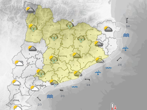 mapa servei meteorològic neu