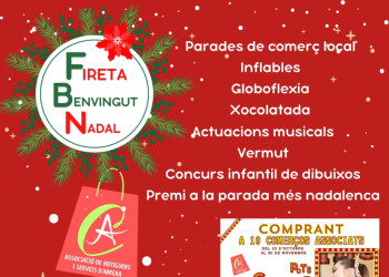 El Nadal es viu a Abrera! El proper diumenge 1 de desembre la plaça de Rafael Casanova acollirà la fireta Benvingut Nadal de l'Associació de Botiguers i Serveis d'Abrera